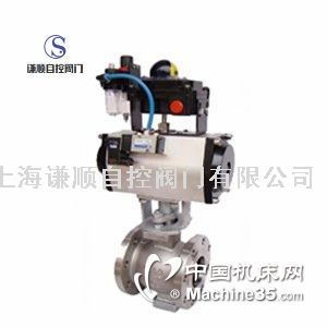 VQ640F氣動V型切斷法蘭球閥廠家批發 產品圖片詳解與閥門選購指南